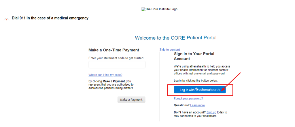 Core Institute Patient Portal