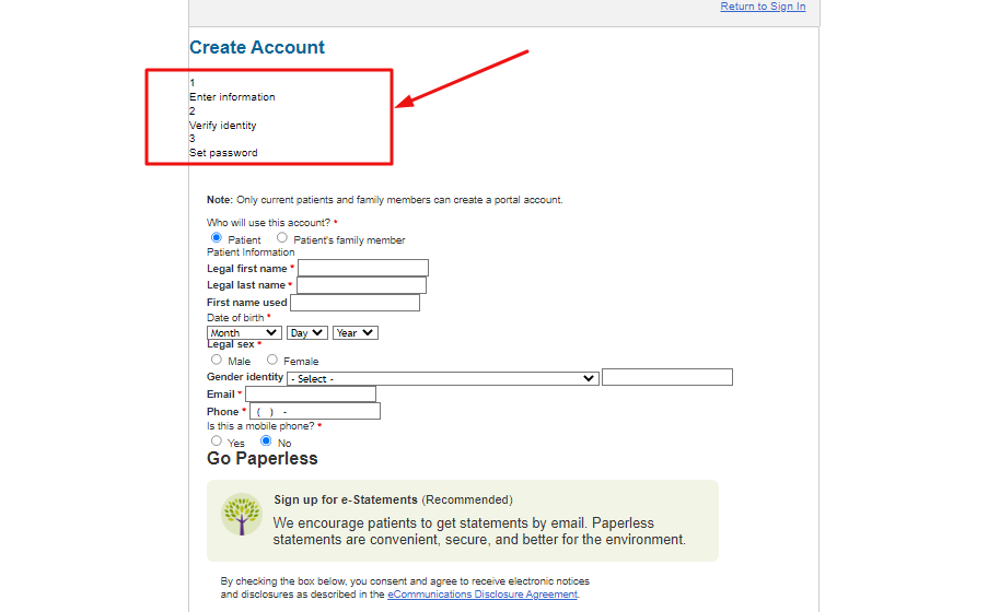 Core Institute Patient Portal